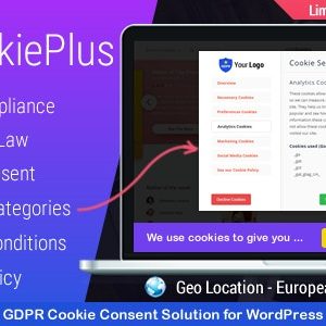 Cookie Plus - Gdpr Cookie Consent Solution For Wordpress