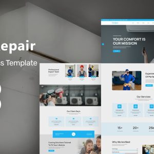 Coolpeir - Air Condition & Heating WordPress Elementor Theme