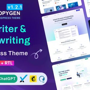 CopyGen - AI Writer & Copywriting Landing Page WordPress Theme