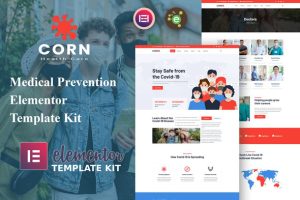 Corn medical prevention elementor template kit gplpixel.jpg