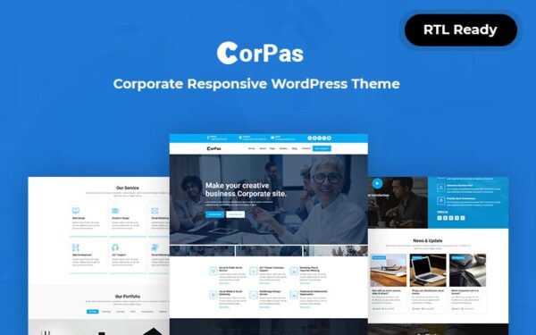 Corpas - Corporate Responsive WordPress Theme - Image 1