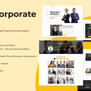 Corporate - Business Consulting WordPress Theme