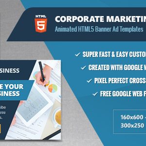 Corporate Marketing Banners - HTML5 Animated Ads