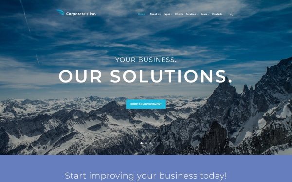 Corporate's Inc WordPress Theme - Image 1