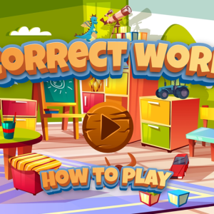 Correct Word For Kids - Educational Game - HTML5/Mobile (C3P)