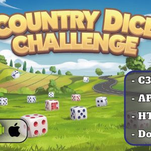 Country Dice Challenge - Educational Strategy Puzzle Game - HTML5, Construct 3