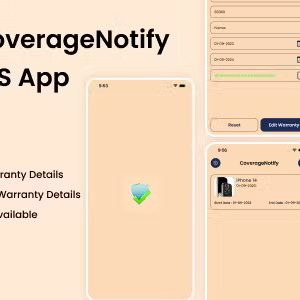 CoverageNotify - iOS App - Warranty Expire Reminder - Warranty Notification - Coverage Reminder