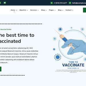 Covid Plus - Coronavirus, Hospital, Diagnostic, Clinic, Lab and Medical Store WordPress Theme