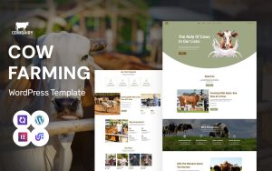 Cowdairy cow farming dairy production wordpress elementor theme.jpg