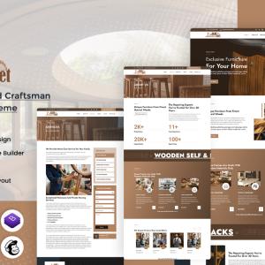 Crafnet - Carpenter and Craftsman Woodwork WordPress theme