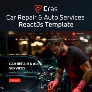 Cras - Car Repair & Auto Services ReactJs Template