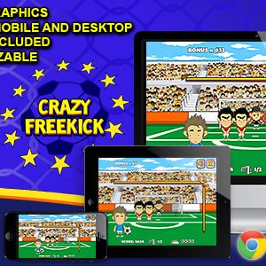 Crazy Freekick - HTML5 Sport Game