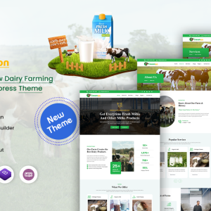 Creamon - Cow Dairy Farming WordPress Theme