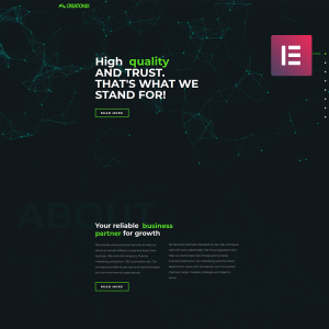 Creatonix - Landing Page WordPress Elementor Theme