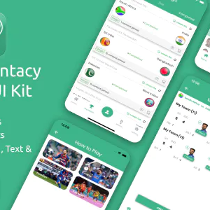 Cricket Fantasy Android App Template + iOS App Template | Flutter | Cricket Fantasy Game Dream11
