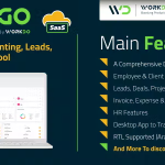 CRMGo SaaS - Projects, Accounting, Leads, Deals & HRM Tool