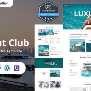 Crusse - Yacht Club WordPress Elementor Theme