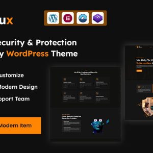 Crux – Cyber Security Services & Protection Company WordPress Theme