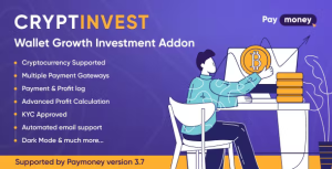 Cryptinvest wallet growth investment addon paymoney codermarket.png