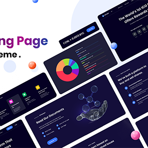 Cryptlight - ICO NFT AI Landing Page WordPress Theme