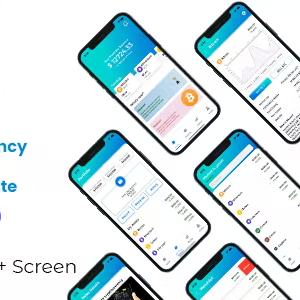 Crypto Currency Trading App Template in iOS Swift - BitCoin App Template iOS Swift - CoinB