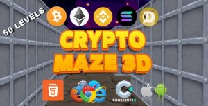 Crypto maze 3d crypto game 3d game html5 v10 gplpixel.jpg