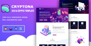 Cryptona ico and crypto template gplpixel.png