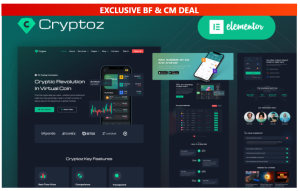 Cryptoz cryptocurrency landing page elementor wordpress theme gplpixel.png