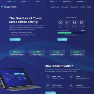 Cryptword - Cryptocurrency WordPress Elementor Theme