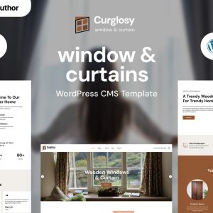Curglosy - Windows And Curtains WordPress Elementor Theme