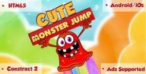 Cute monster jump html5 game gplpixel.jpg