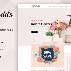 Daffodils - Flowers Store Prestashop Responsive Theme