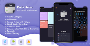 Daily notes app flutter app notes notepad firebase using with clean .png