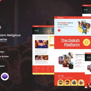 Daksh - Hinduism Religious Wordpress Theme