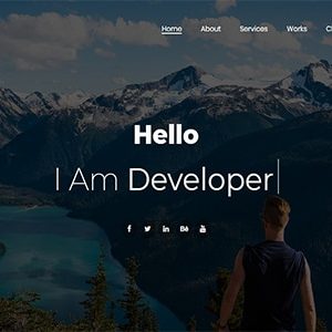 Daniels - One Page Portfolio