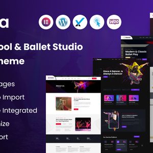 Danza – Dancing School and Ballet Studio WordPress Theme