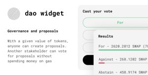 Dao widget governance and proposals for your crypto token gplpixel.jpg