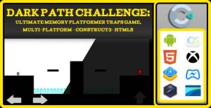 Dark path challenge ultimate memory platformer traps game multi platform .jpg