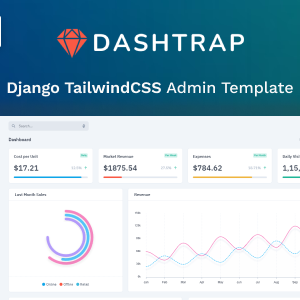 Dashtrap - Django & TailwindCSS Admin & Dashboard Template