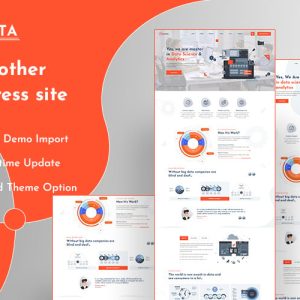 Data Science Analytics & Machine Learning WordPress Theme