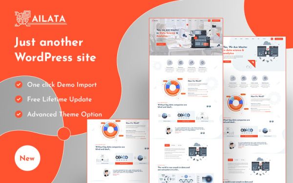 Data Science Analytics & Machine Learning WordPress Theme - Image 1