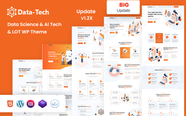 DataTech - Data Science & AI Tech And IOT WordPress Theme - Image 1