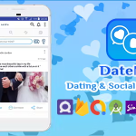 DateMe - Dating Friend Chat facebook clone social network Android app