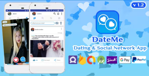 Dateme dating friend chat facebook clone social network android app .png