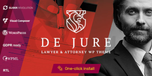 De jure attorney and lawyer wp theme v111 gplpixel.png