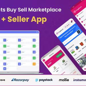 DegMark - Digital Products Buy Sell Marketplace Flutter User App with Admin Panel