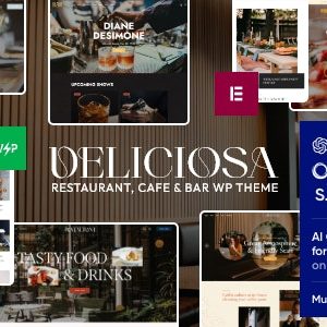 Deliciosa - Restaurant, Cafe & Bar WordPress Theme