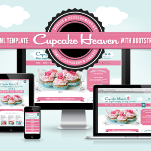 Delimondo Cupcakeheaven Fully Responsive HTML
