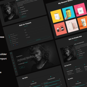 Deniz – Personal Portfolio WordPress Theme