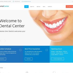 Dentalcenter - Dental Clinic Responsive WordPress Theme